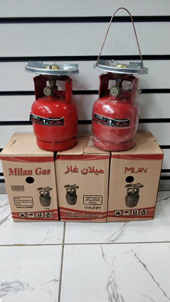 Баллон газовый с горелкой 3,2 л. (1 кг) продажа и отгрузка кратно коробке/30 шт